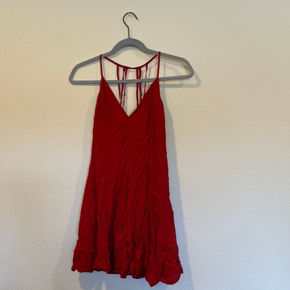 Forever 21 Red Strappy Dress